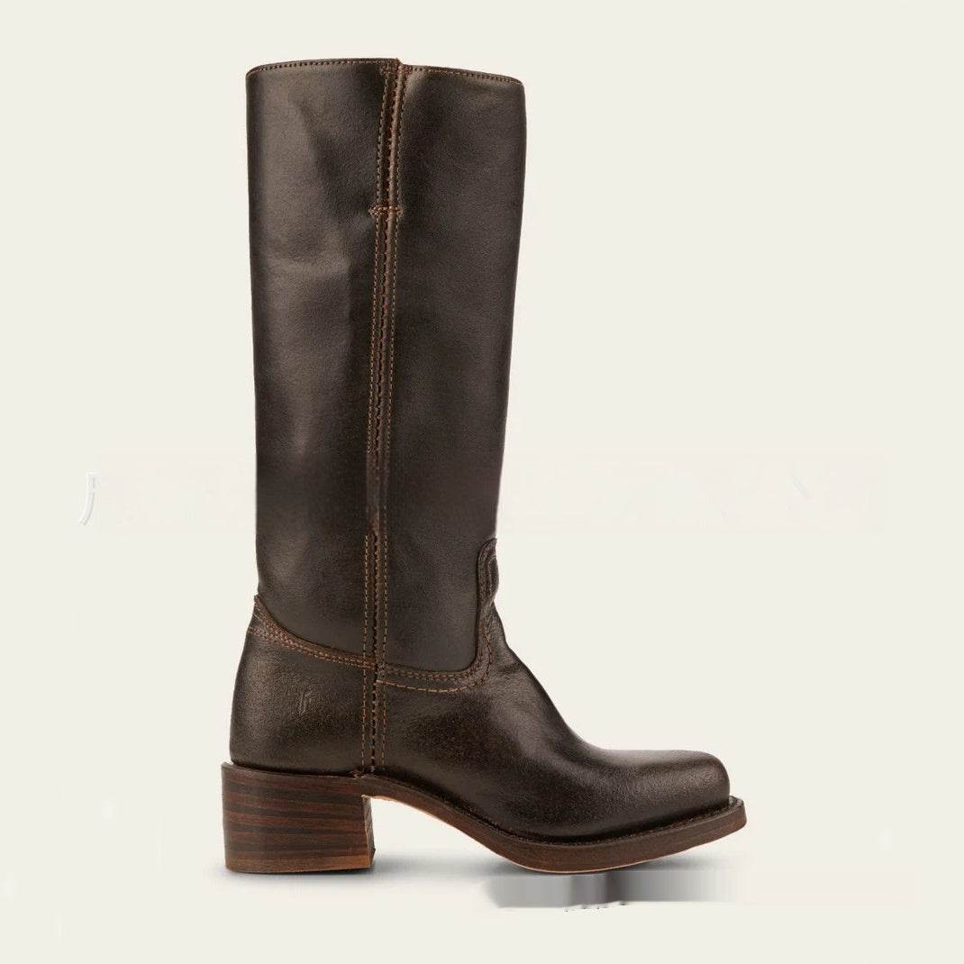 New Retro Women's Campus West Cowboy Boot - Mubimart