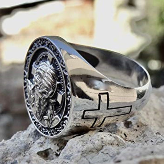 Mode Jesus Kreuz Männer Punk Ring