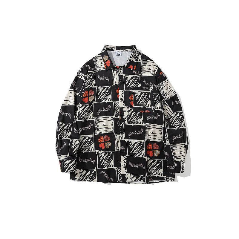 Long-sleeved Shirt Couple Autumn And Winter Shirt Jacket - Mubimart