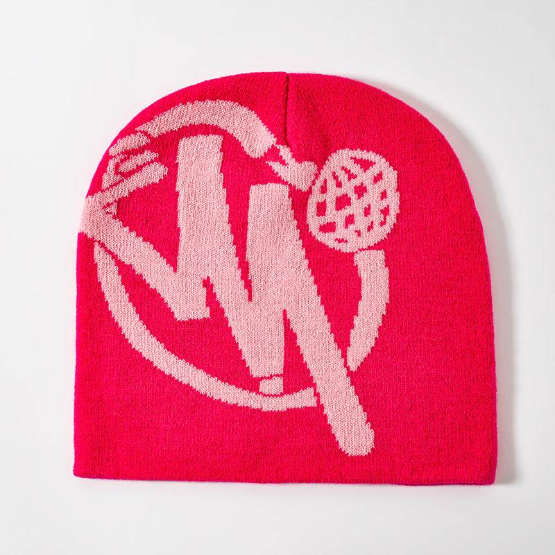 Cap Hip Hop Hat Double Layer Knitted Hat - Mubimart
