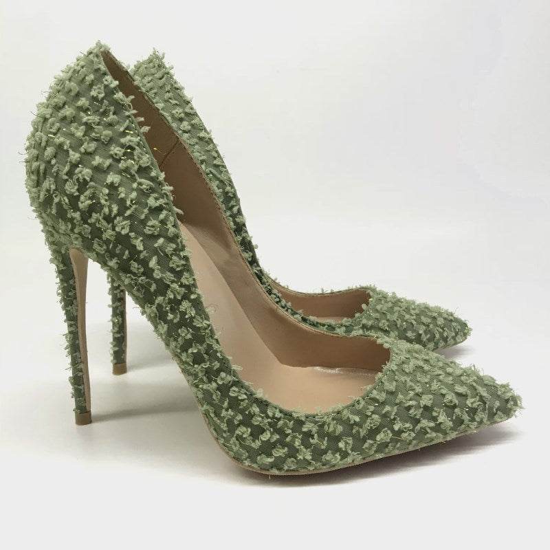 Stiletto Pumps Banquet Social Shoes - Mubimart