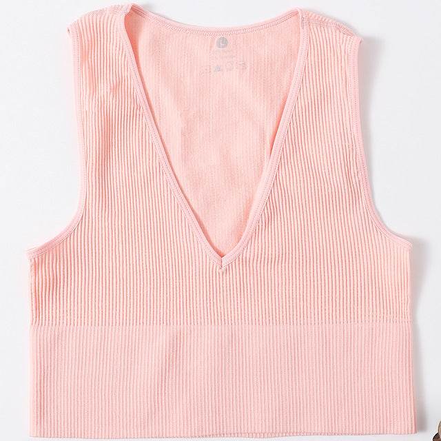 Crop Top Women Vintage Seamless Underwear - Mubimart