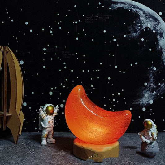 Decorative Atmosphere Of Star Lamp And Moon - Mubimart