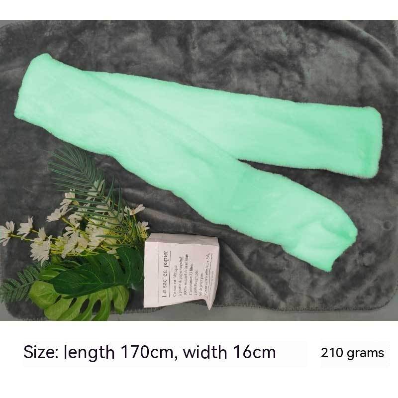 Fur Scarf LED Luminous Men And Women - Mubimart
