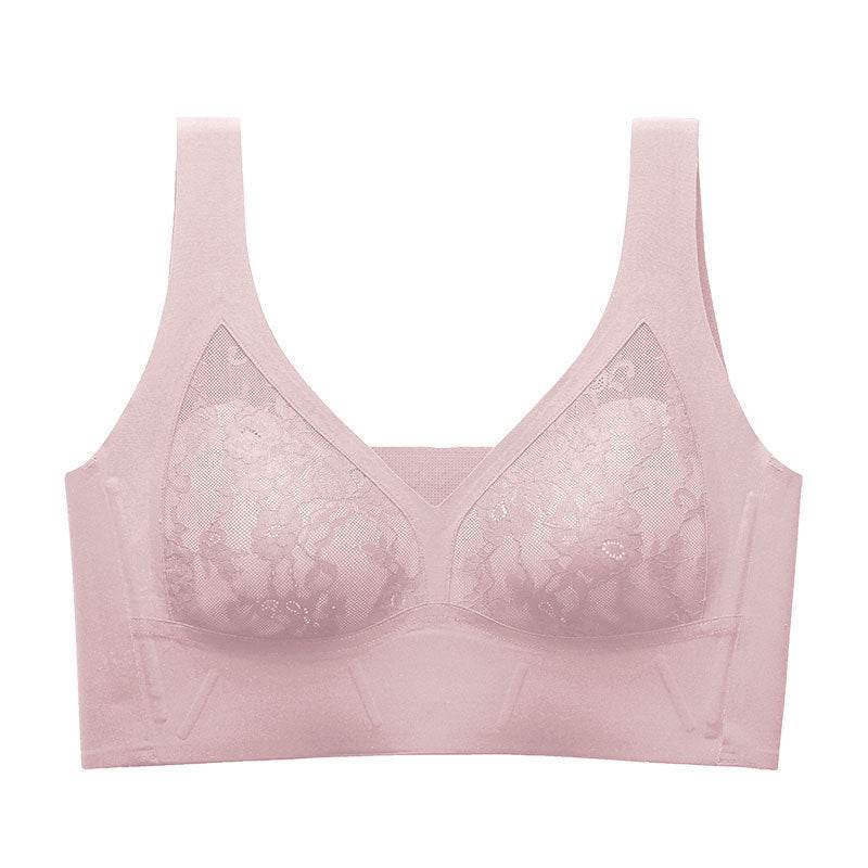 Breasted Unwired Plus Size Adjustable Bra - Mubimart