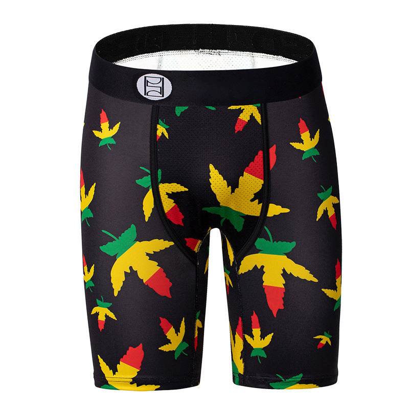 Cartoon Printed Boys Boxers Men Sports Underwear - Mubimart