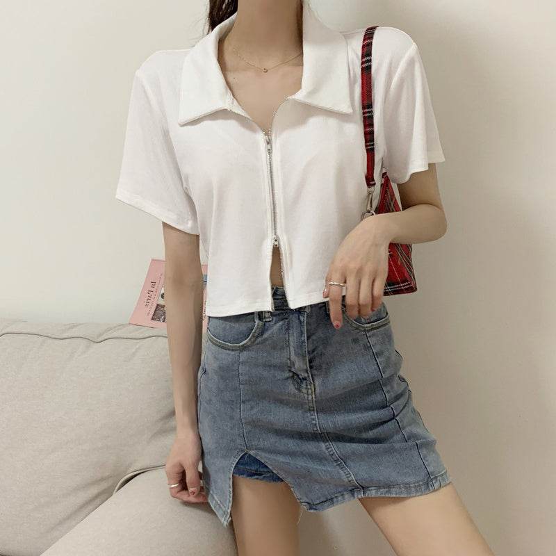 Short-sleeved T-shirt For Women - Mubimart