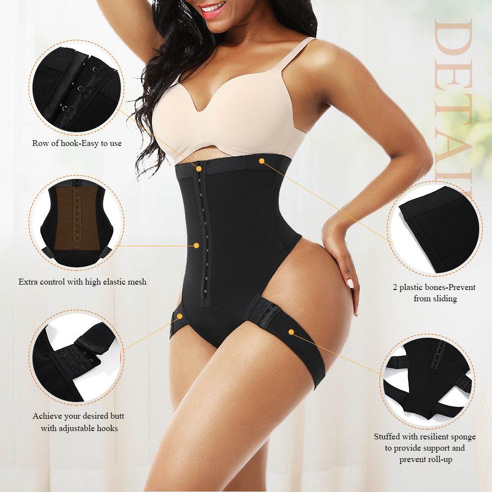 Women's High Waist Abdominal Hip Lifter Body Shaper Shapewear - Mubimart