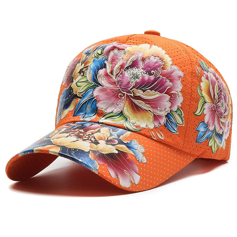 Hat Printing Men's And Women's Same Style Baseball Cap Sun Hat Peaked Cap