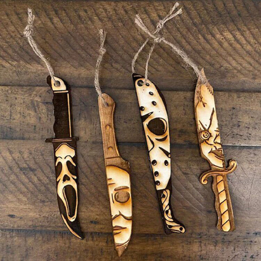 Christmas Decorative Pendant Horror Movie Knife Decoration