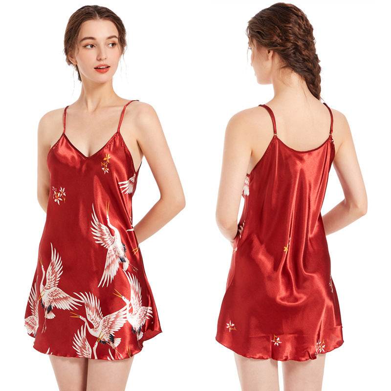Women's Short Slimming Slip Dress - Mubimart