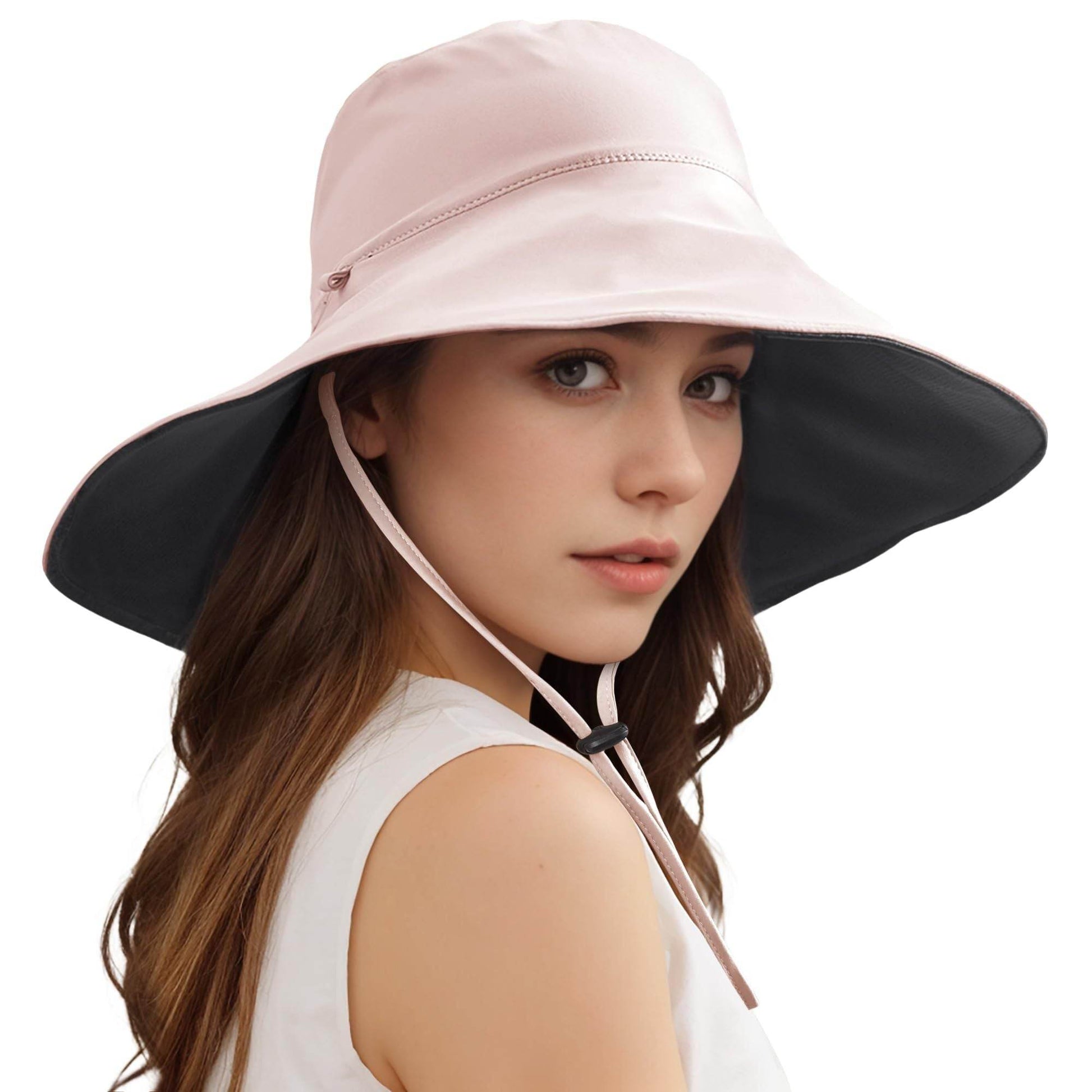 Wide Brim Sun Hats For Women Men, Double Sided Wearing Fishing Hats Cooling Bucket Hat For Beach Hiking Outdoor - Mubimart