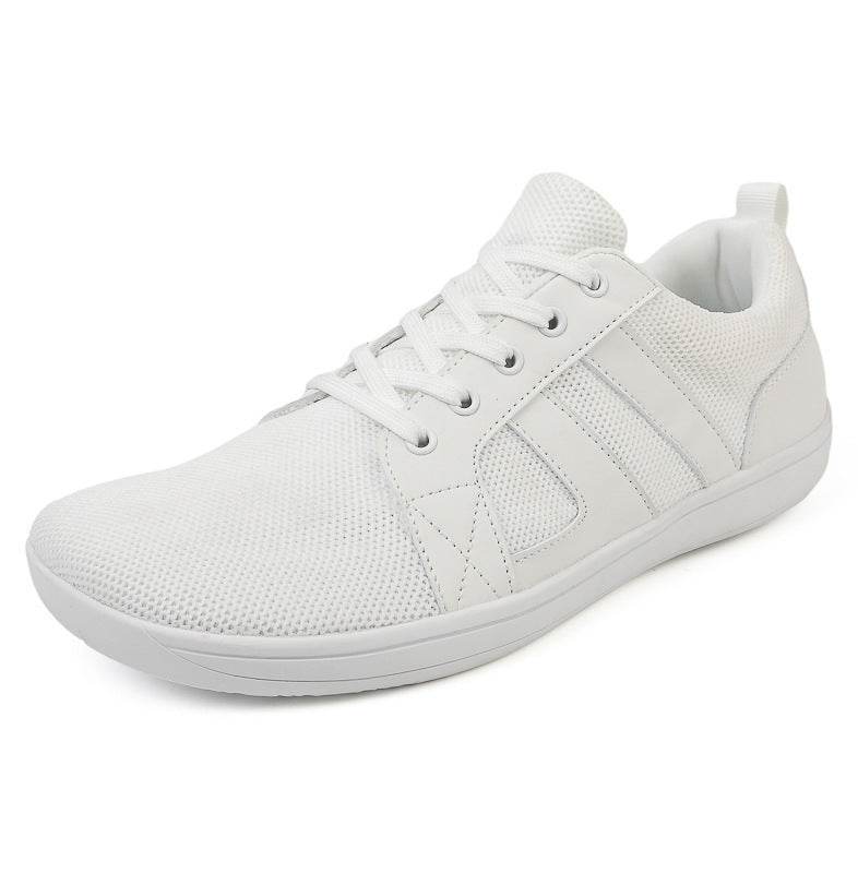 Couple Breathable Lace-up Mesh Shoes Casual Walking Sneakers Men Non-slip Running Sports Shoes Women - Mubimart