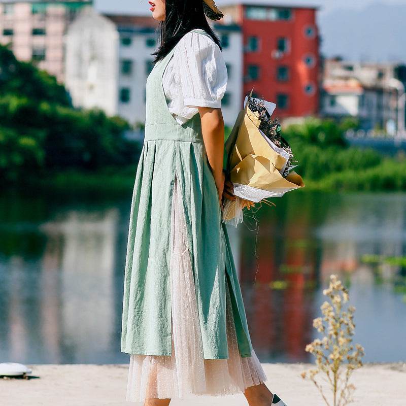 Temperament Flower Shop Work Clothes Are Simple - Mubimart