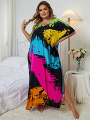 Loose Plus Size Vacation Robe Bikini Cover - Mubimart -  