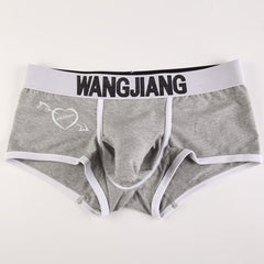 Men's Underwear Boxers Low Waist Cotton U Convex Trunk Fashion Sexy Men's Boxers