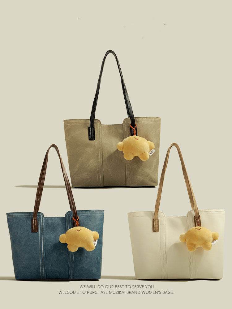 Large Capacity Ink-dyed Tote Bag For Women Leisure Commute - Mubimart