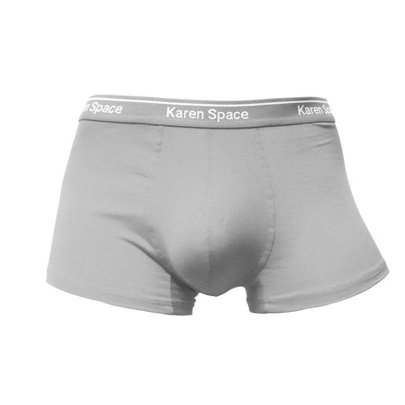 Cotton Men's Solid Color Boxers - Mubimart