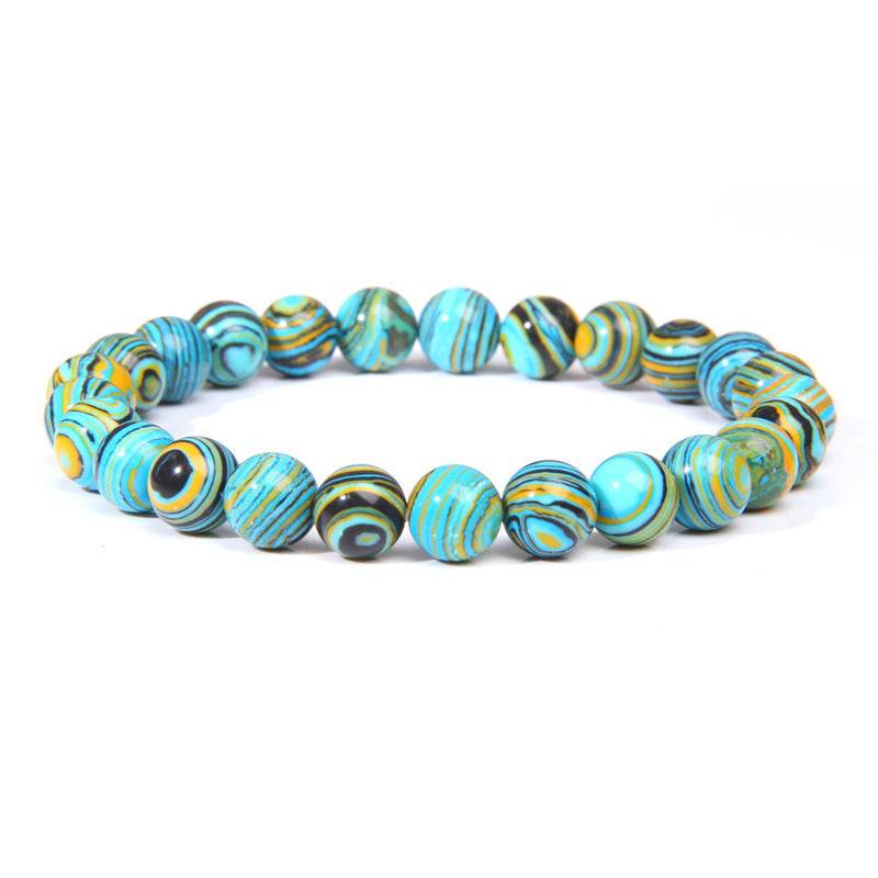 Natural Stone Beads Bracelet Men - Mubimart