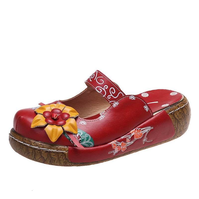 Women Summer Comfort Roman Platform Sandals Shoes - Mubimart