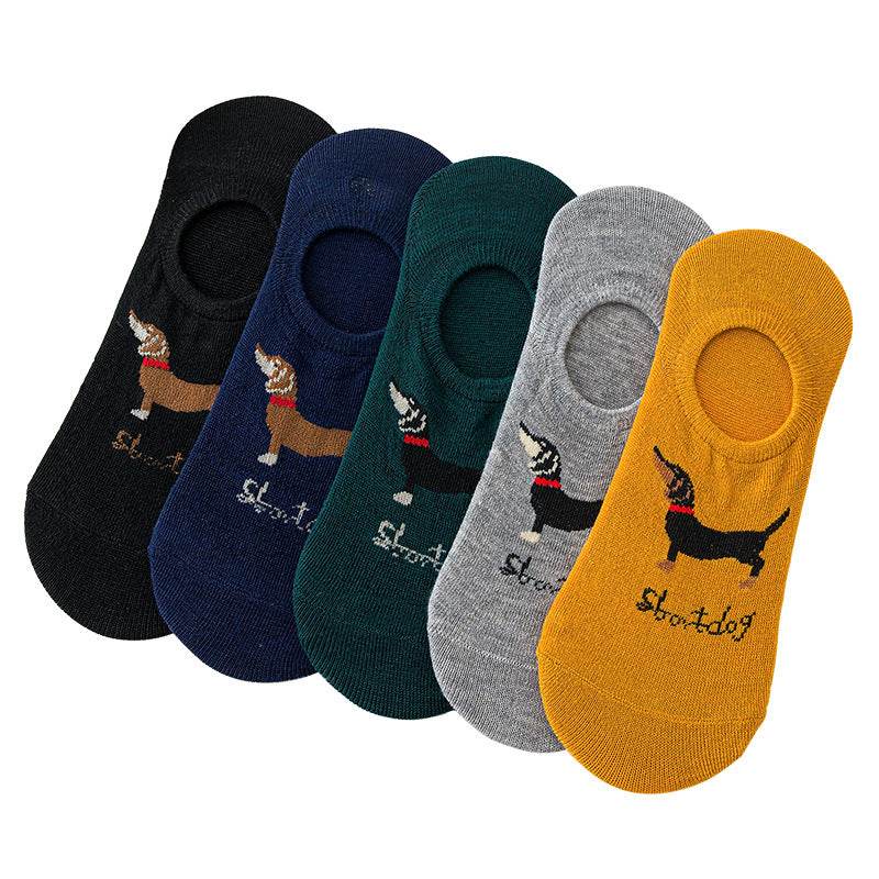 Socks Men's Boat Socks Low Top Invisible Socks Socks Summer Thin Men's Socks - Mubimart