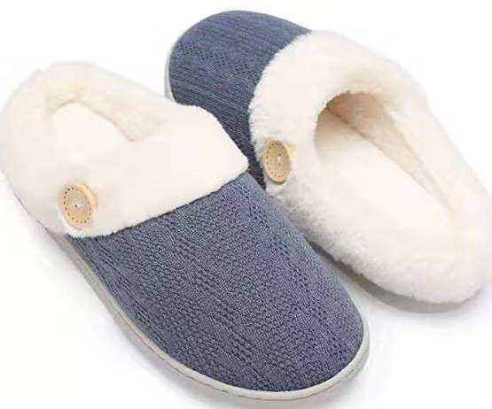 Slippers Confinement Shoes, Cotton Slippers European Size Wool Slippers - Mubimart