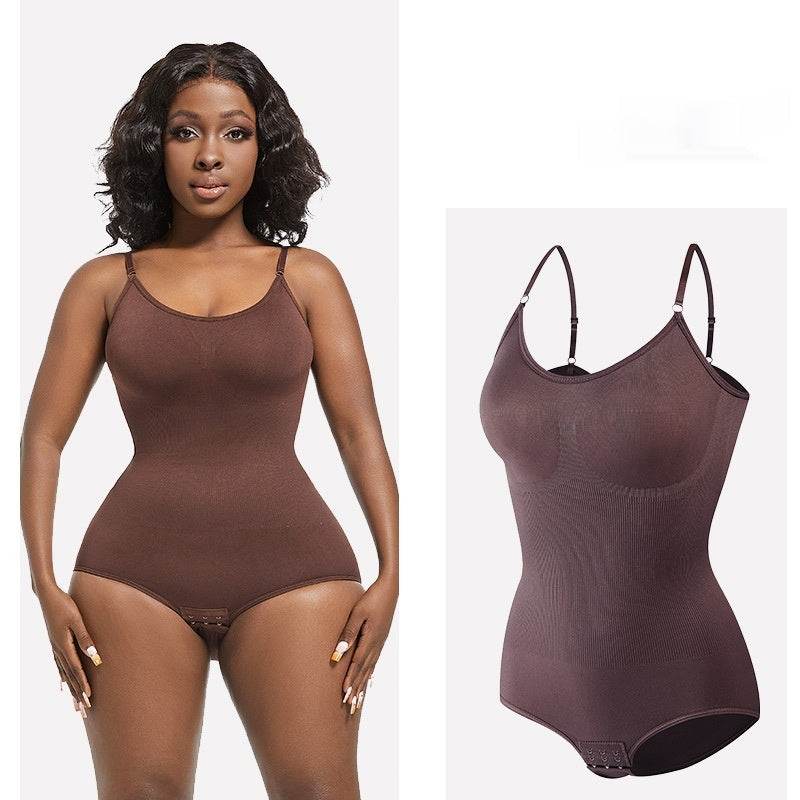 Body Shaping Women's Belly Shaping Jumpsuit Plus Size - Mubimart
