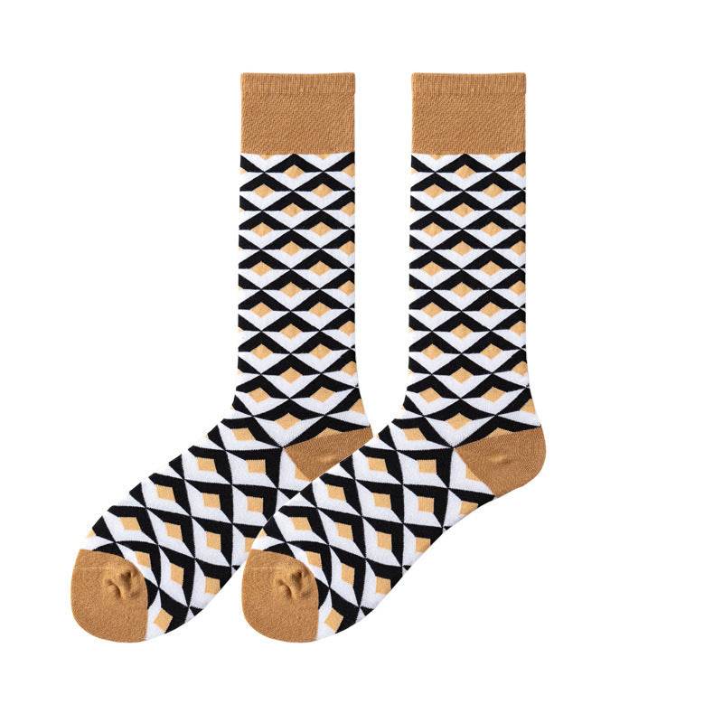 Women's High Tube Calf And Knee Pile Stockings Cotton Socks - Mubimart