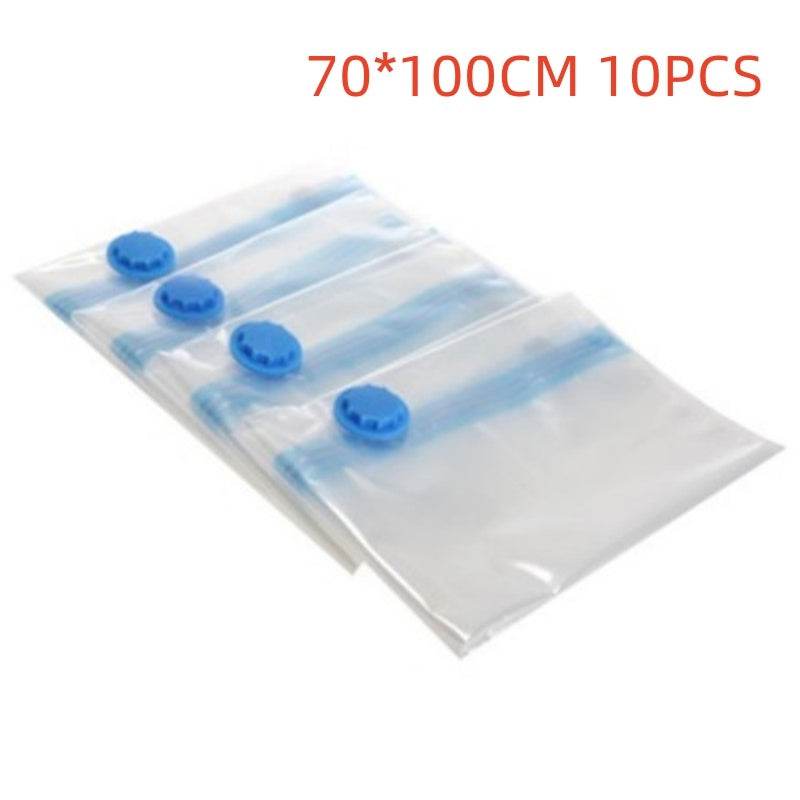Quilt Vacuum Storage Bag Exhaust Valve Compression Clothes - Mubimart