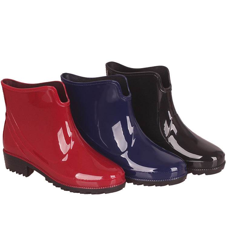 Women's Rain Boots Low-top Rain Boots Low-top Non-slip - Mubimart