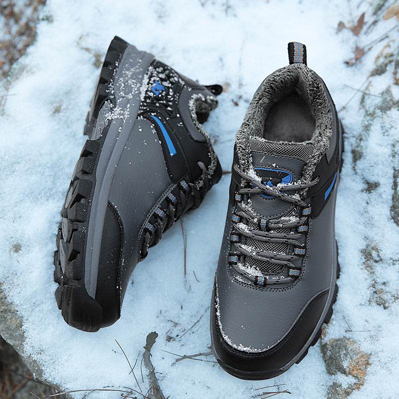 Men's Outdoor Hiking Shoes Cold And Warm Snow Boots - Mubimart