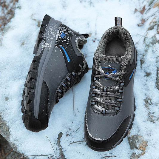 Men's Outdoor Hiking Shoes Cold And Warm Snow Boots - Mubimart