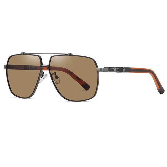 Men's Polarized Sunglasses Fashion Square Sunglasses - Mubimart