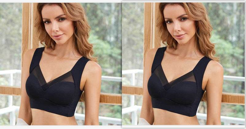 Plus Size Thin Bra Accessory Breast Push Up Bra - Mubimart