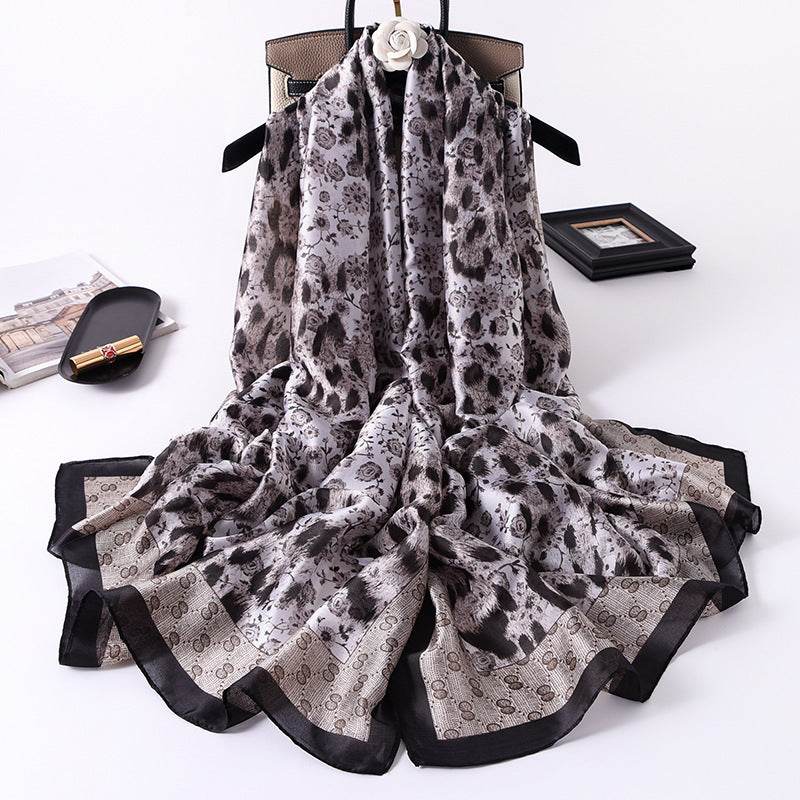 New Korean Style Air Conditioning Shawl Female Shawl Shawl Beach Towel - Mubimart