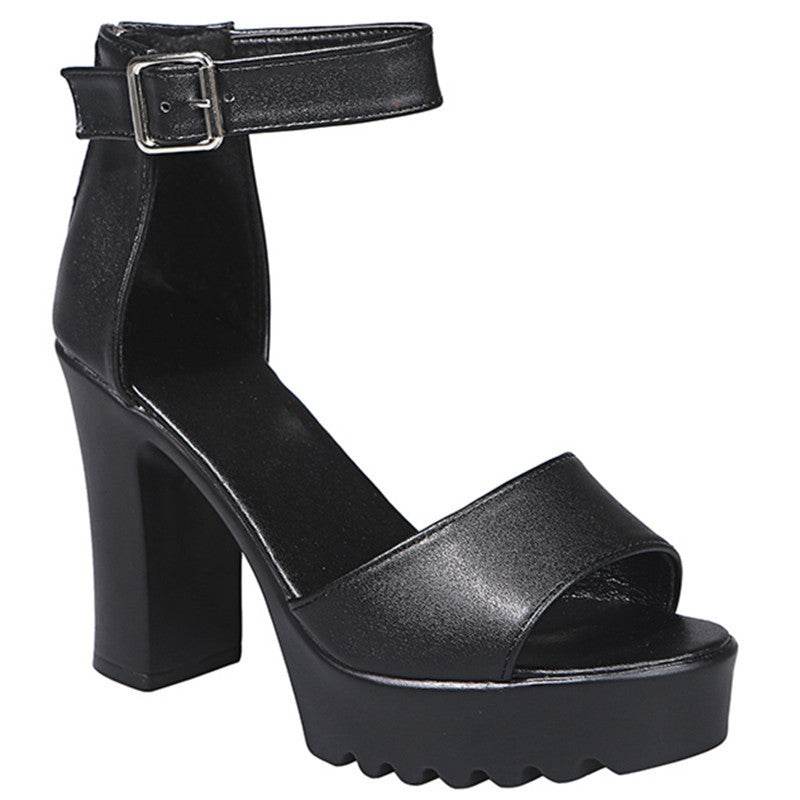 Quality Slingback Super Heel Roman Sandals - Mubimart