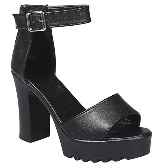 Quality Slingback Super Heel Roman Sandals - Mubimart