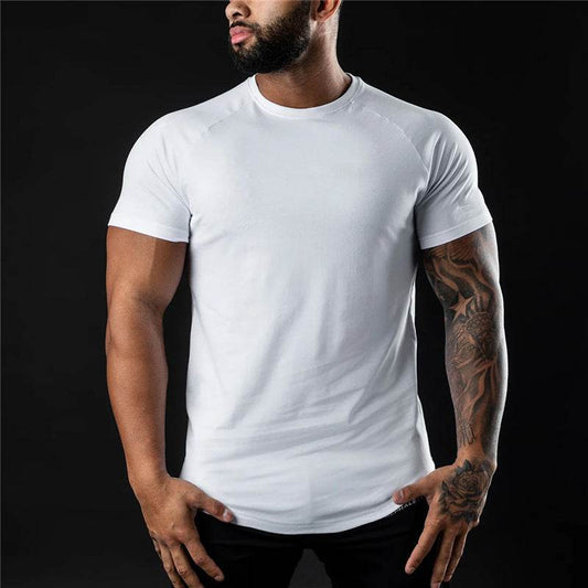 Sports Short-sleeved Quick-drying T-shirt Men's Casual Workout Top - Mubimart