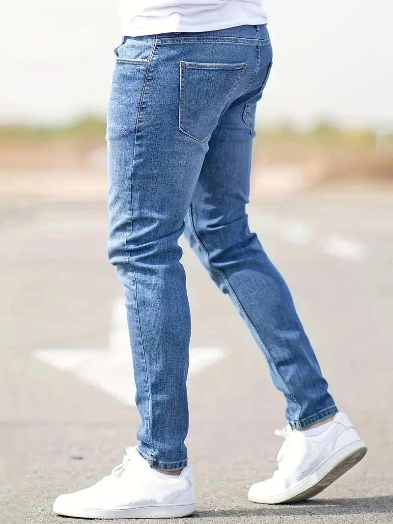 Slim-Fit-Stretch-Jeans im amerikanischen Stil