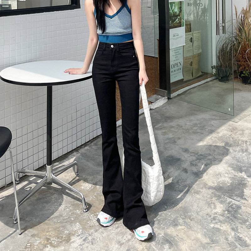 Women's Fashion Skirt High Waist Bootcut Jeans - Mubimart