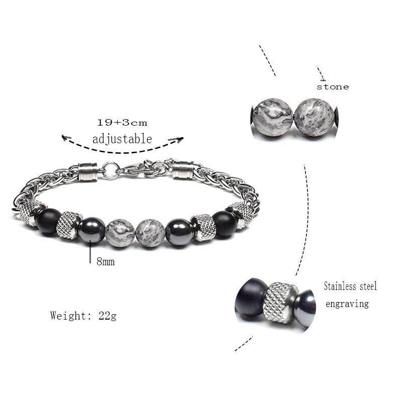 Stainless Steel Bracelet For Men - Mubimart