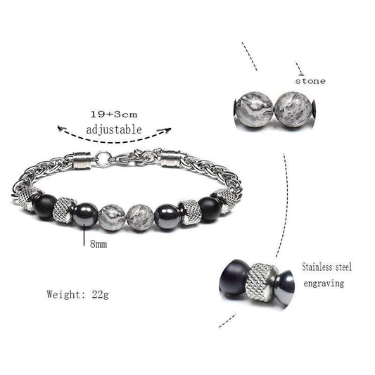 Stainless Steel Bracelet For Men - Mubimart