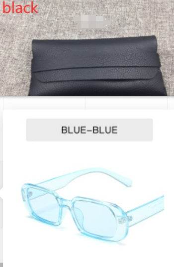 Retro Small Frame Sunglasses Female Candy Color Colorful Fashion Sunglasses - Mubimart