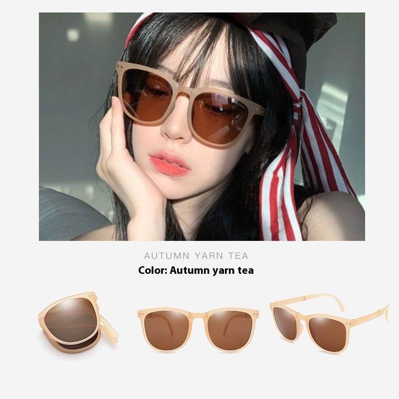New Folding Sunglasses Polarized Sunglasses For Women - Mubimart