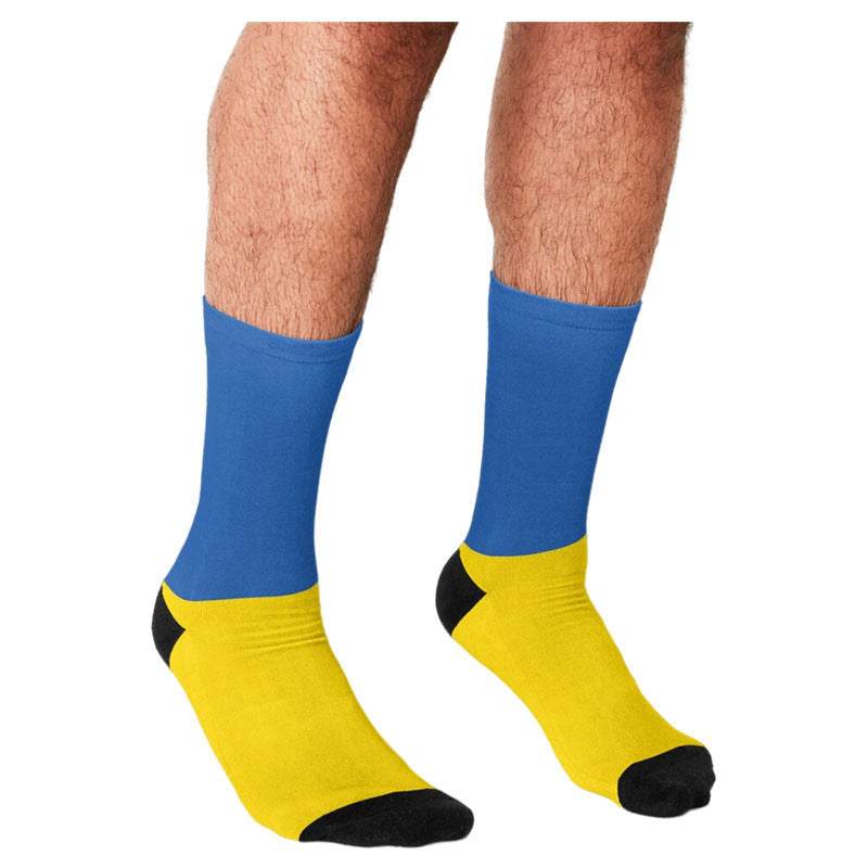 Men's Cartoon Unique Europe And America Cross Border Athletic Socks Digital Printing Lovers' Socks - Mubimart