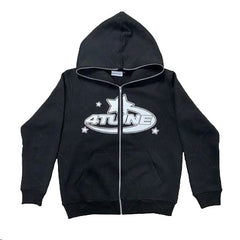 Full Face Zipper Hoodie