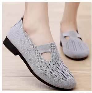 Women Flats Shoes Breathable Mesh Shoes Summer Light Loafers - Mubimart