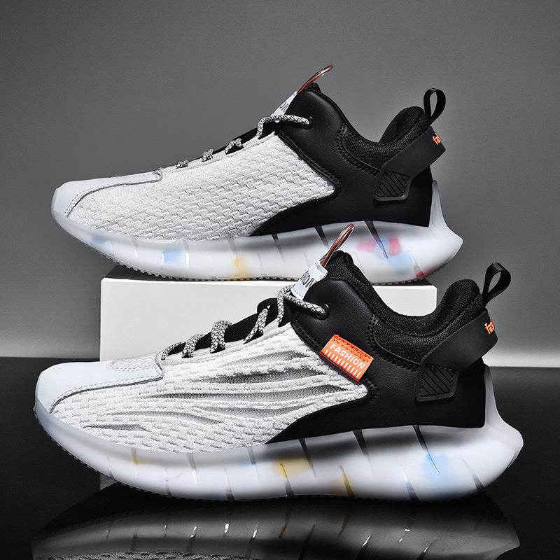 Breathable Sports Shoes Net Shoes Popcorn Trendy Shoes Casual Running Shoes - Mubimart