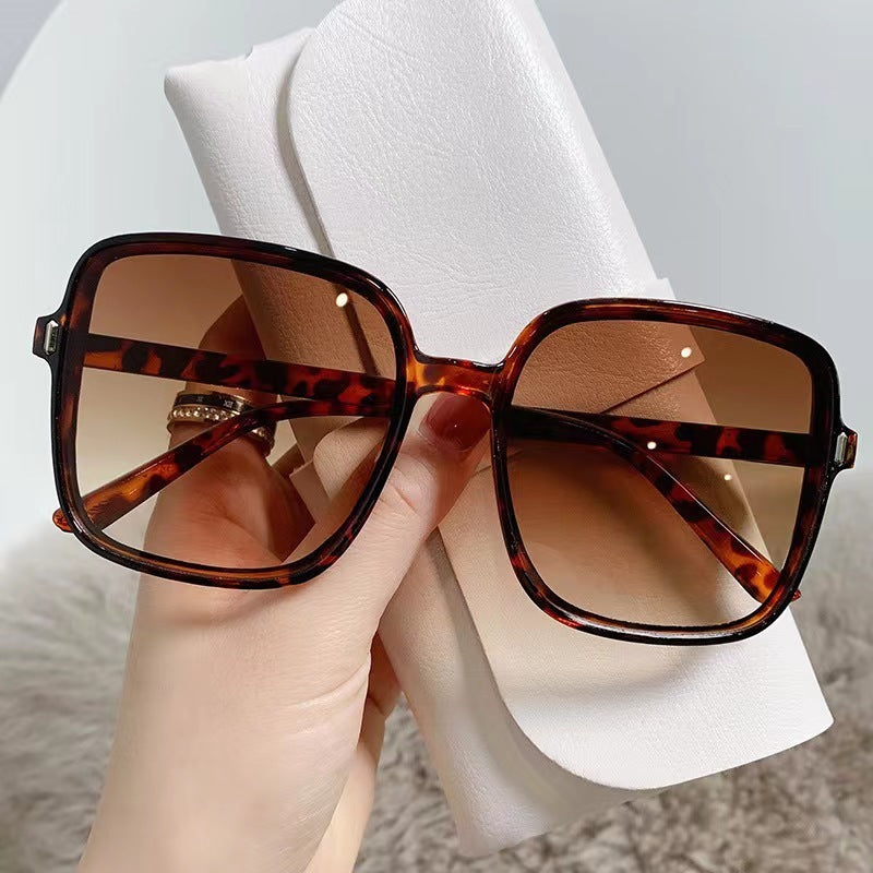 Oversized Frame Women Ins Fashion Sunglasses UV Protection