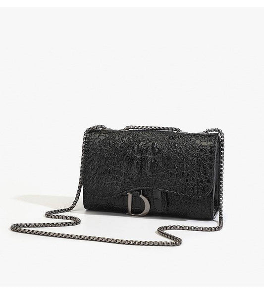 Trendy Crossbody Chain Small Square Bag For Women - Mubimart